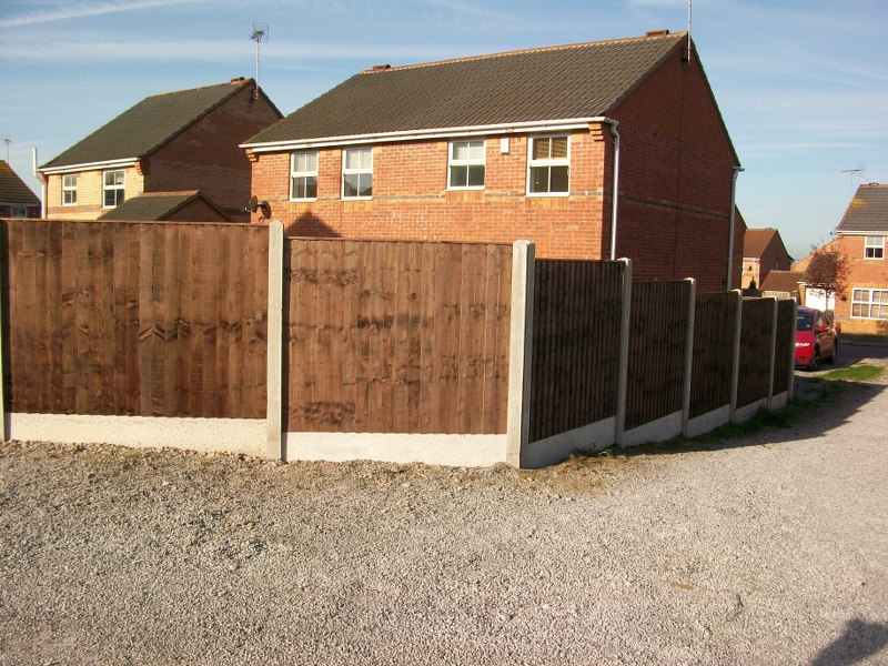 Vertilap Fence Panels (Tanalised Brown) Bentinck Fencing