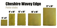 9" x 9" Cheshire Wavey Edge 1